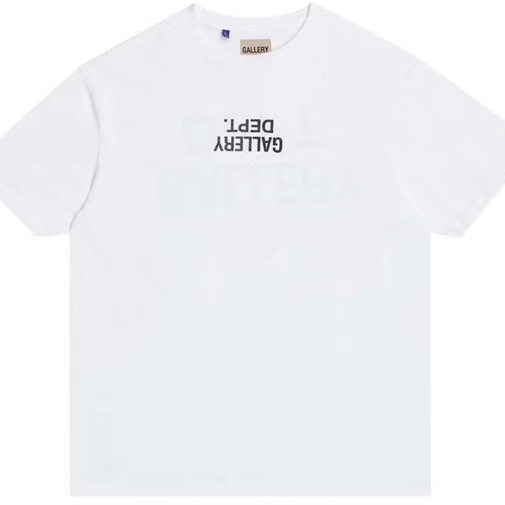 Gallery Dept F*ed up White Short Sleeve Tee